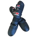Protège-tibia H-Gear™ & pied amovible BLEU X-SMALL