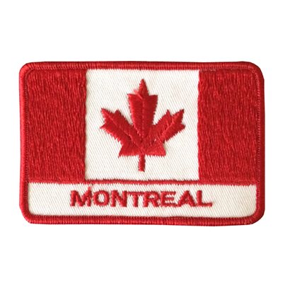 Canada + Montreal flag crest